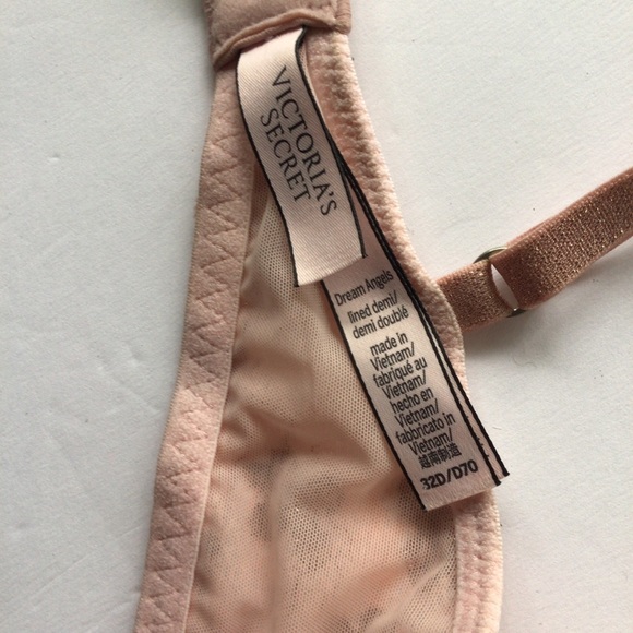 VICTORIAS SECRET DREAM ANGELS DEMI BRA SIZE 32D - Picture 8 of 15